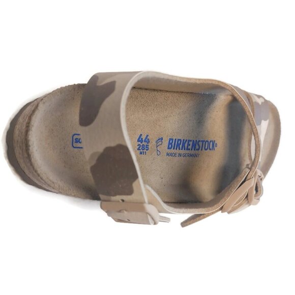 Birkenstock Milano Birko Flor Sandals Mens Size 11 EU 44 Desert Soil Gray Taupe - Picture 6 of 9